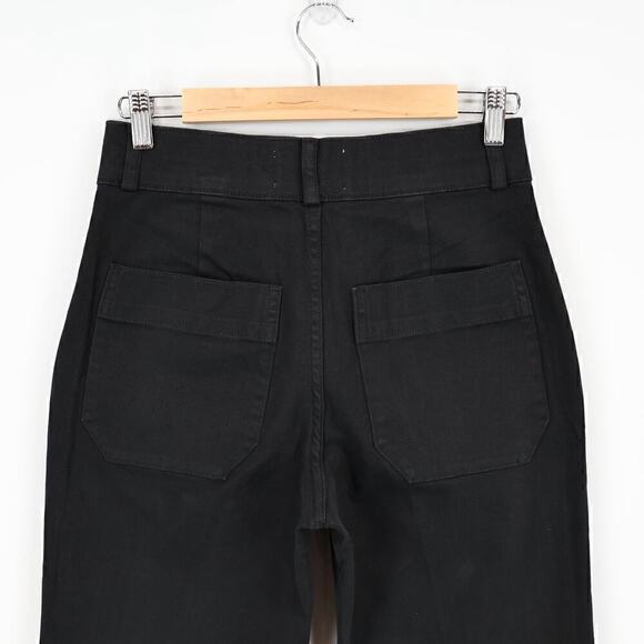 Everlane The Organic Kick Flare Pant Black Size 4 NWT - Picture 6 of 6